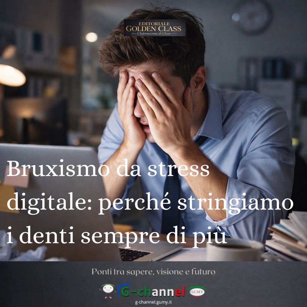 Bruxismo da stress digitale: perché stringiamo i denti sempre di più